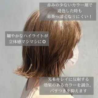 ミディアム カラー matka白髪ぼかし 大人ヘア/KEIKOのヘアスタイル