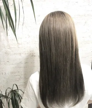 ロング カラー ケアブリーチ /髪質 改善/古橋圭史郎のヘアスタイル