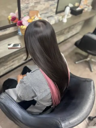 ロング 韓国ヘア✨エクステ/ しおりのヘアスタイル