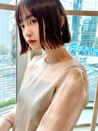 ミディアム カラー 市原 大翼のヘアスタイル
