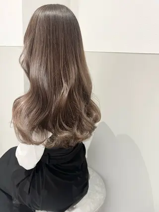 セミロング 韓国モテhair🍑 momoのヘアスタイル