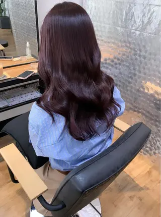 ロング カラー otoha✳︎ くすみ艶カラーのヘアスタイル
