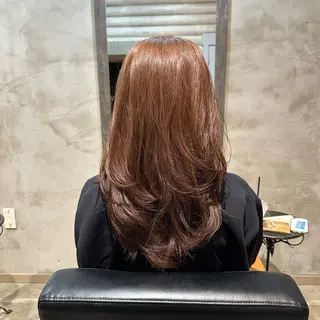 ロング 辻 里奈のヘアスタイル