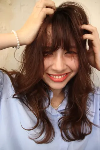 ロング 大竹 哲也のヘアスタイル