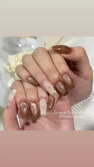 ネイル Blanche mimi.u_aのネイルデザイン