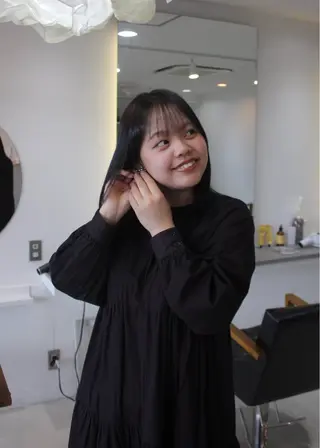 セミロング 前川 瑞希のヘアスタイル