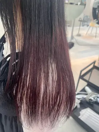 セミロング kurune fuyuのヘアスタイル