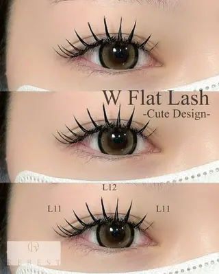 マツエク・マツパ ＲＥＢＥＳＴ ｅｙｅｌａｓｈのマツエク・マツパデザイン