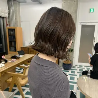 カラー RIN🎀レイヤー/ ボブ/オリーブカラーのヘアスタイル