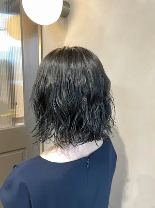 ショート パーマ 黒坂 唯奈 /パーマとボブ特化のヘアスタイル