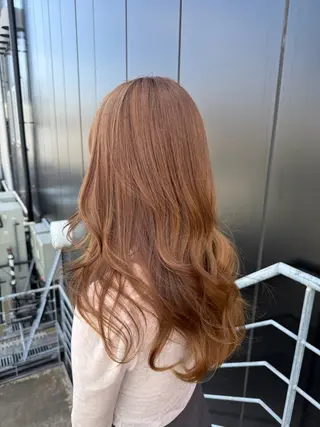 セミロング 渋谷ブリーチカラー/ デザインカラー/優希のヘアスタイル