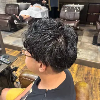 パーマ メンズ Luce川崎 クロサワのヘアスタイル