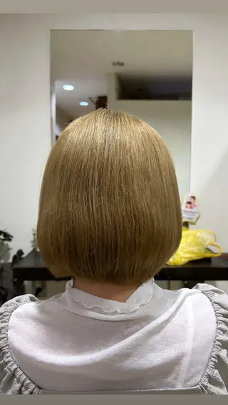 ショート ブリーチカラー/渋谷 /髪質改善/shinのヘアスタイル