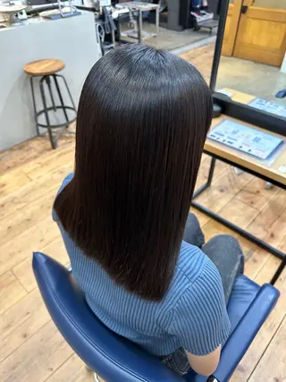 ミディアム 縮毛矯正＆髪質改善 特化/ゆいのヘアスタイル