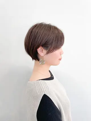 ショート クロスパーマ松永裕久 似合わせカットのヘアスタイル