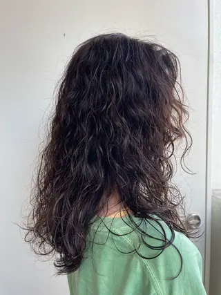 セミロング カラー パーマ 🎀レイヤー/パーマ カラー/ai🎀のヘアスタイル