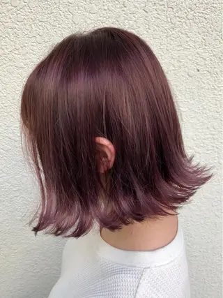 ミディアム カラー パーマ ヘアアレンジ 【白髪ぼかし 専門GBG】自由が丘のヘアスタイル