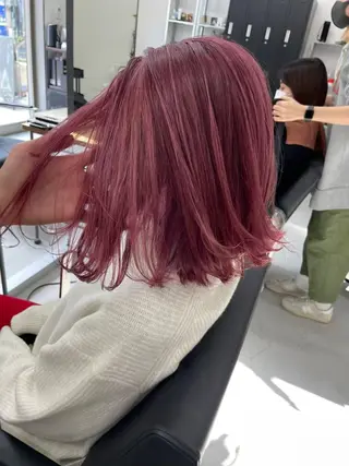 カラー ロング パーマ ヘアアレンジ キッズ メンズ ネイル アイブロウ マツエク・マツパ ブリーチ🌈金崎 江坂駅横すぐのヘアスタイル