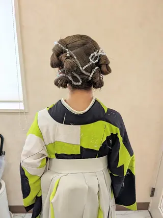 セミロング ヘアアレンジ miku ヘアセット/着付けのヘアスタイル