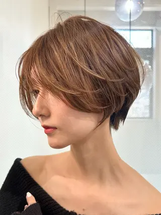 ショート taiga レイヤー /髪質改善/矯正🌈のヘアスタイル