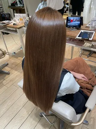 ミディアム カラー 美髪/髪質改善 川口凌弥のヘアスタイル