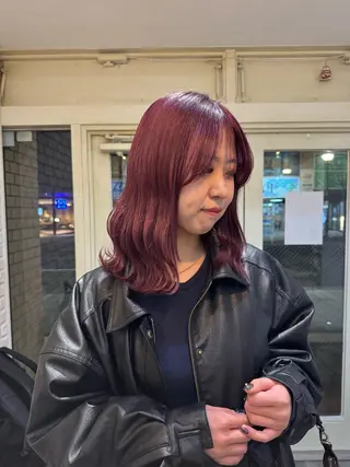 カラー 阿部  ことみ /パーマモデルのヘアスタイル