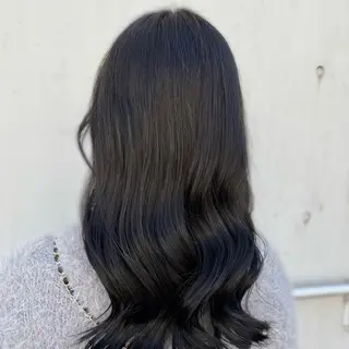 ロング カラー saaya💙 ブリーチなしカラーのヘアスタイル