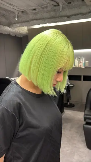 ショート カラー 名古屋／デザイン／ ブリーチ/松井亮磨のヘアスタイル