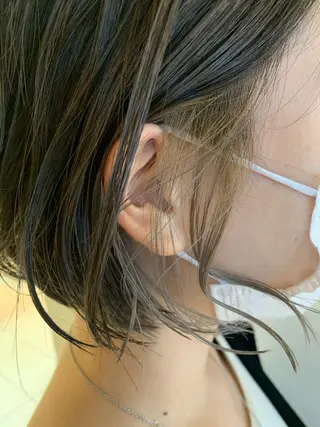 ショート カラー ハイトーンカラー🩵 耳ツボジュエリー👂のその他イメージ