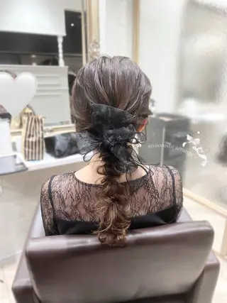 ヘアアレンジ 菅村 緋莉🎀ガーリーヘアのヘアスタイル