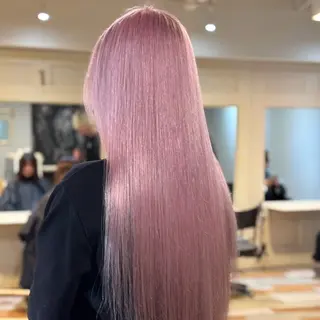 ロング カラー ブリーチなしベージュ カラー✨Takeのヘアスタイル