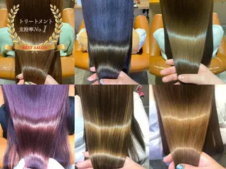 ミディアム 髪質改善個室サロン Ｓｋｙ船堀のヘアスタイル