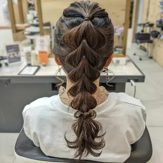 ヘアアレンジ ヘアセット✨髪質改善 ✨臼井直子のヘアスタイル