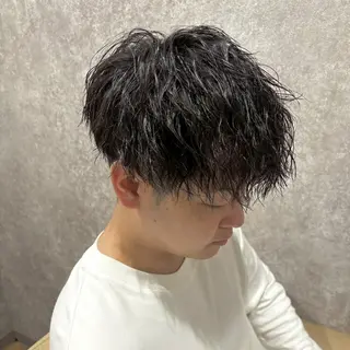 パーマ メンズ 池田 一輝のヘアスタイル