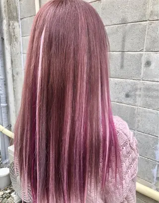 カラー ダブルスキルエクステ /羽エクステ白石宇由のヘアスタイル