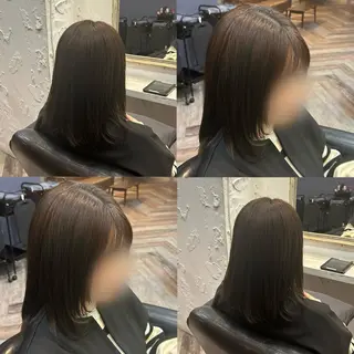 ミディアム カラー HONAMI .のヘアスタイル