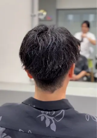 ショート パーマ メンズ メンズ専門サロン wokeのヘアスタイル