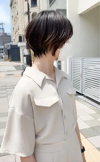 ショート 鈴木 啓介のヘアスタイル