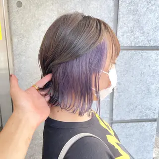 ショート カラー ヘアアレンジ 池袋髪質改善×レイヤ ー専門MATSUのヘアスタイル