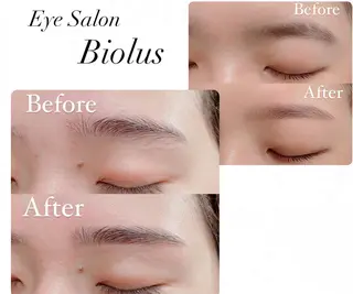 アイブロウ Biolus／天王寺 本店💠momo💠のマツエク・マツパデザイン