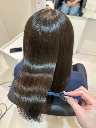 ミディアム Emuest心斎橋 SAKIのヘアスタイル