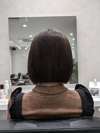 ミディアム カラー 髪質改善/ 上村旺武のヘアスタイル