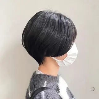 ショート カラー ショート/ボブ/ 透明感カラー/ほのかのヘアスタイル