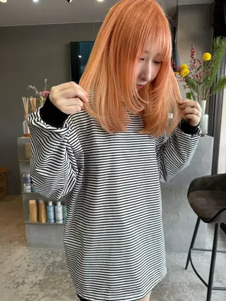 ミディアム 🍀石川尚之🍀 HELIMのヘアスタイル