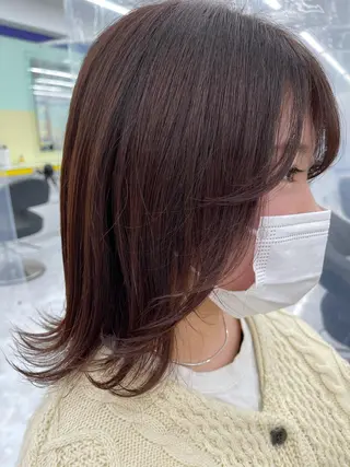 ミディアム カラー メンズ 今だけ無料カット募集 💫KEISHIのヘアスタイル