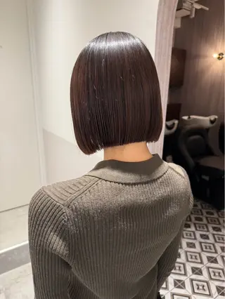 ショート カラー 田中大星 /ボブ 縮毛矯正のヘアスタイル