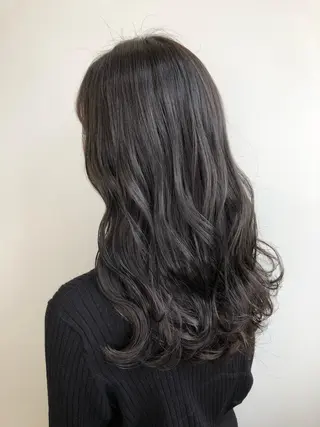 セミロング カラー 【透明感、艶髪】西村 有司のヘアスタイル