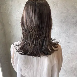 ミディアム カラー ヘアアレンジ 🌻あいり merci.🌻のヘアスタイル