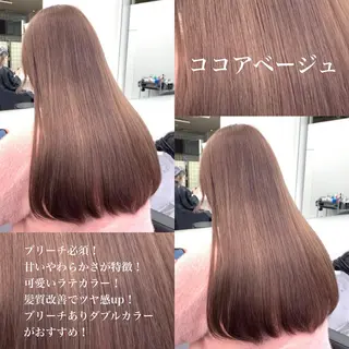 セミロング 💖札幌カラー 指名No.1💖玲奈のヘアスタイル