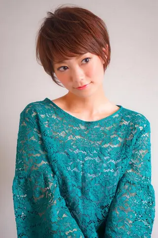 ショート カラー パーマ ヘアアレンジ キッズ ネイル マツエク・マツパ ショートの神✨AFL OAT 井上康平のヘアスタイル